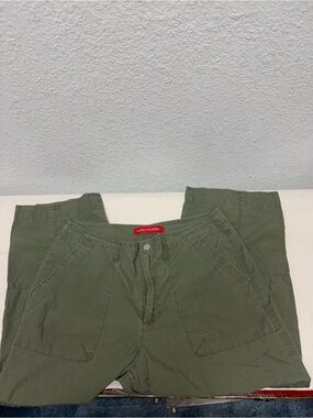 Gloria Vanderbilt Men's Olive Cargo Pants